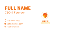 Sun Face Business Card Image Preview