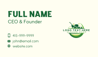 Lawn Mower Field Business Card Preview