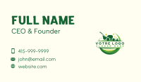 Lawn Mower Field Business Card Image Preview