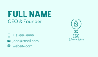 Sustainable Energy Lightbulb Business Card Image Preview
