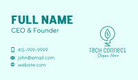 Sustainable Energy Lightbulb Business Card Image Preview