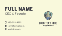 Skyline Harbor Crest Business Card Image Preview