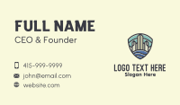 Skyline Harbor Crest Business Card Design