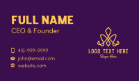 Beauty Pageant Crown Business Card Design