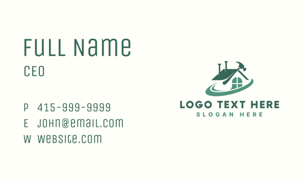 House Repair Carpentry Business Card Design Image Preview