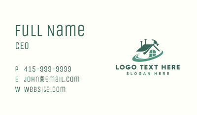 House Repair Carpentry Business Card Image Preview