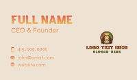 Rastafari Lion Turban Business Card Design