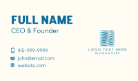 Wave Corporate Business Business Card Design