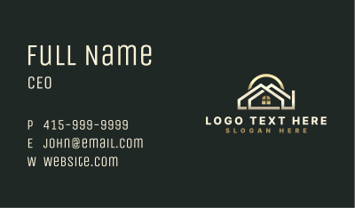 House Window Roofing Business Card Image Preview