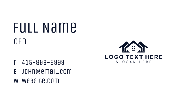 House Builder Construction Business Card Design Image Preview