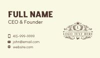 Vintage Whiskey Event Business Card Preview