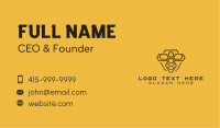 Honey Bee Hexagon Business Card Image Preview