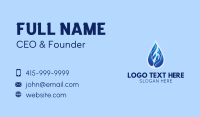 Hand Sanitizer Droplet Business Card Preview