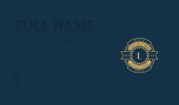 Elegant Artisanal Boutique Business Card Image Preview