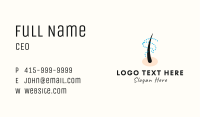 Hair Follicle Treatment  Business Card Image Preview