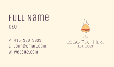Lamp Lady Fixture Business Card Image Preview