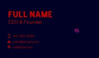 Graffiti Shadow Wordmark Business Card Image Preview