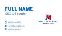 American Eagle Letter A   Business Card Image Preview