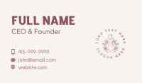 Woman Wellness Spa Business Card Image Preview