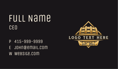 Premium Barrel Brewery Business Card Image Preview