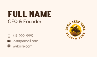 Cowboy Horse Rodeo Business Card Design