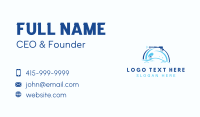 Car Wash Pressure Washer Business Card Preview