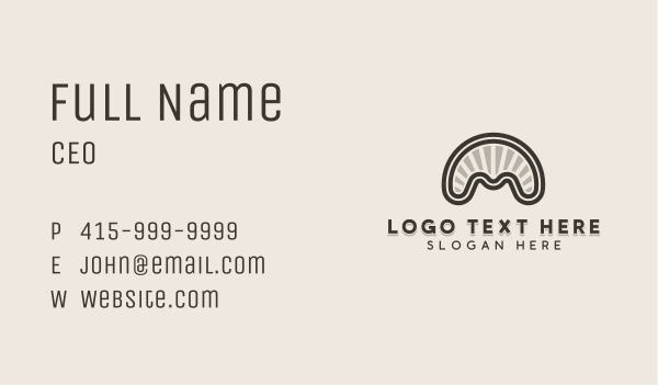 Creative Agency Letter M Business Card Design Image Preview