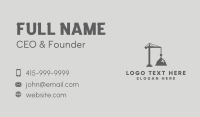 Tower Crane Mountain Business Card Image Preview