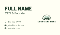 Mountain Valley Hill Business Card Image Preview