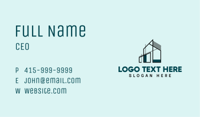 Architecture Property House Business Card Image Preview