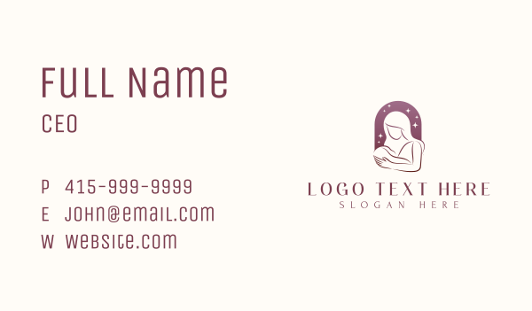 Mom Baby Parenting Business Card Design Image Preview
