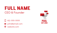 Pixel Rooster Poultry Business Card Image Preview