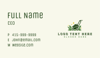 Lawn Mower Garden Business Card Design