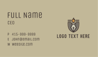 Torch Fountain Pen Business Card Image Preview