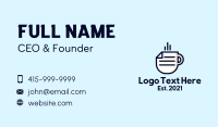 Hot Paper Cup Business Card Design