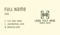 Construction Letter H  Business Card Image Preview