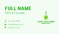 Eco Friendly Shovel  Business Card Image Preview