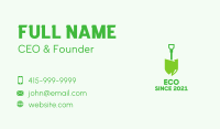 Eco Friendly Shovel  Business Card Image Preview