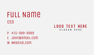 Modern Generic Business Business Card Image Preview