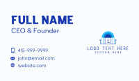 Circuit Line Letter  Business Card Design