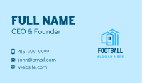 Blue House Real Estate Business Card Image Preview