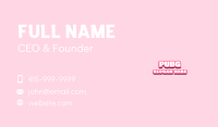 Pink Playful Fashion Business Card Image Preview