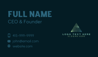 Tech Pyramid Business Card Design