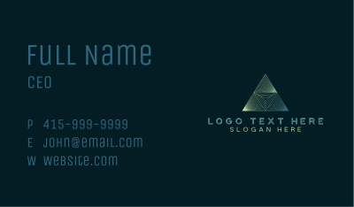 Tech Pyramid Business Card Image Preview