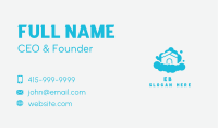 Blue Cloud Home Business Card Image Preview