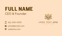 Candle Floral Decor Business Card Image Preview