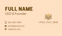 Candle Floral Decor Business Card Preview