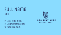 Blue Android Head Business Card Image Preview