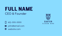 Blue Android Head Business Card Image Preview