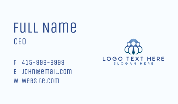 Human People Employee Business Card Design Image Preview